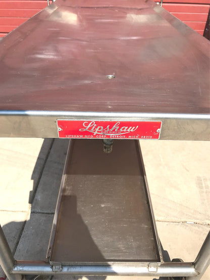 LIPSHAW CADAVER CART AUTOPSY TABLE DEER HUNT HOSPITAL VETERINARY FUNERARY FREESH