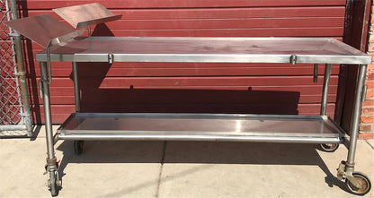 LIPSHAW CADAVER CART AUTOPSY TABLE DEER HUNT HOSPITAL VETERINARY FUNERARY FREESH