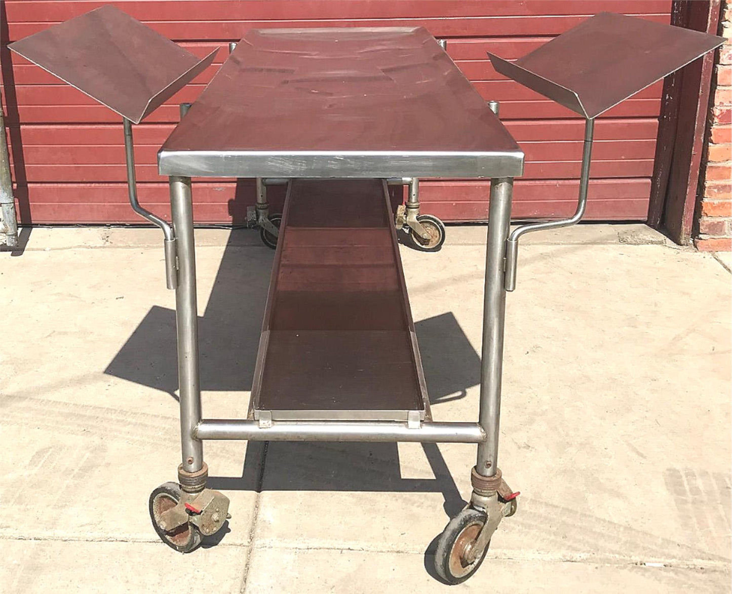 LIPSHAW CADAVER CART AUTOPSY TABLE DEER HUNT HOSPITAL VETERINARY FUNERARY FREESH