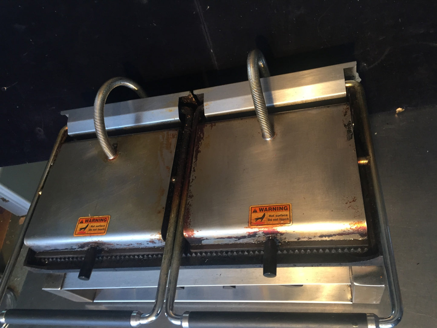 EQUIPEX SODIR MAJESTIC W/TM GROOVED DOUBLE PANINI COMBO GRILL FREE SHIPPING