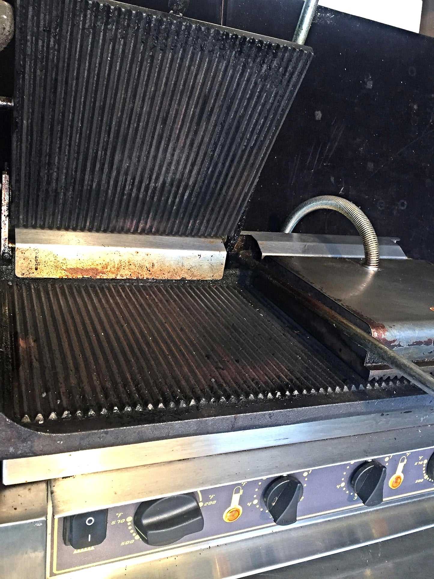 EQUIPEX SODIR MAJESTIC W/TM GROOVED DOUBLE PANINI COMBO GRILL FREE SHIPPING