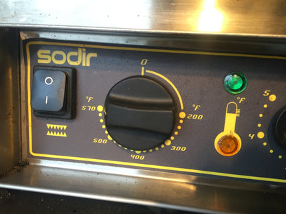 EQUIPEX SODIR MAJESTIC W/TM GROOVED DOUBLE PANINI COMBO GRILL FREE SHIPPING