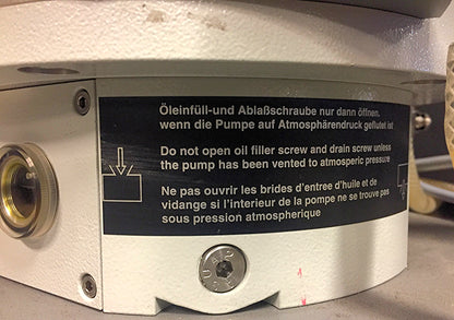 BALZERS PFEIFFER TMU 1600 TCS 130 TCP 600 TSF 012 TURBO PUMP GATE VALVE FREESHIP