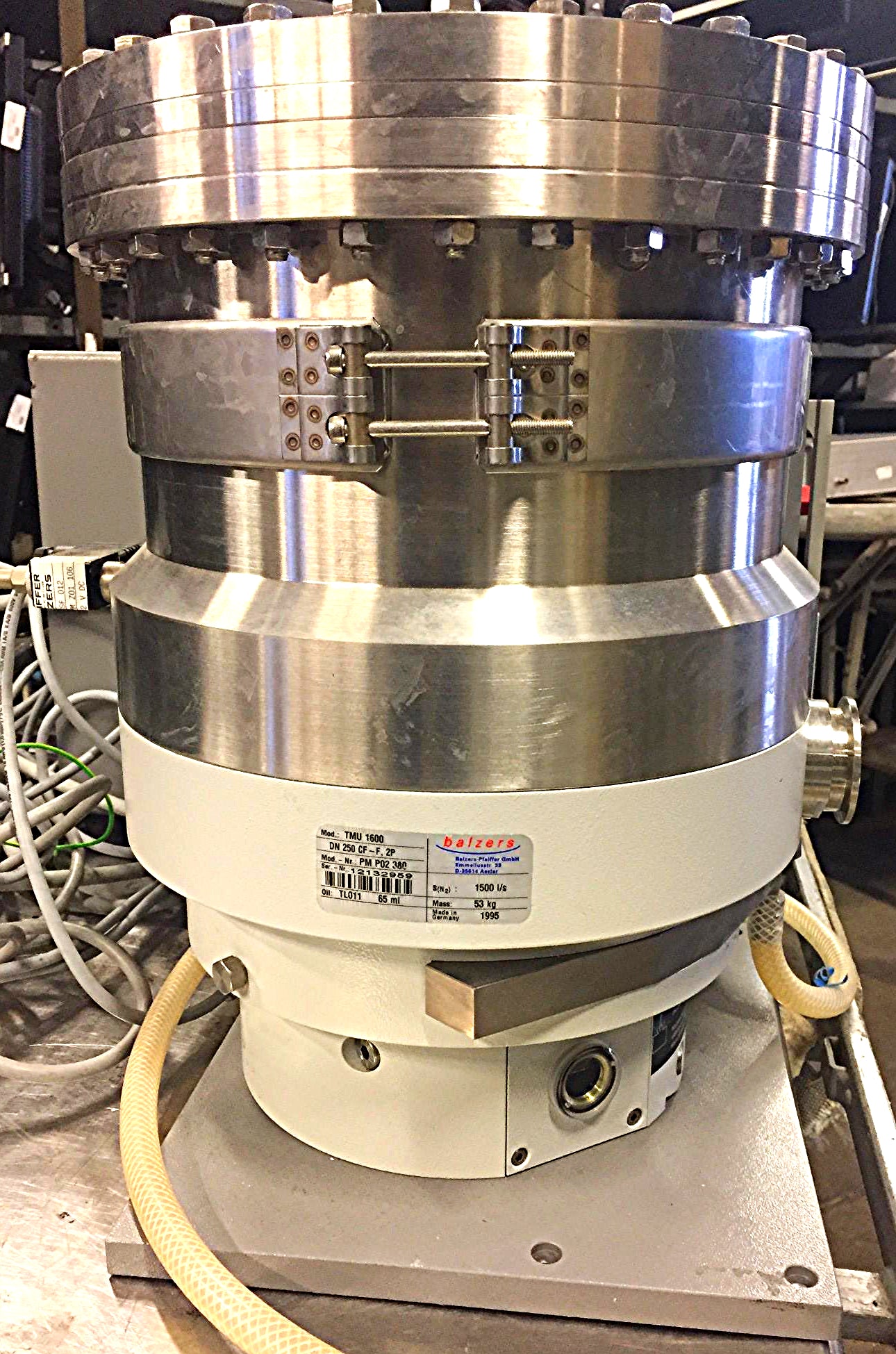 BALZERS PFEIFFER TMU 1600 TCS 130 TCP 600 TSF 012 TURBO PUMP GATE VALVE FREESHIP