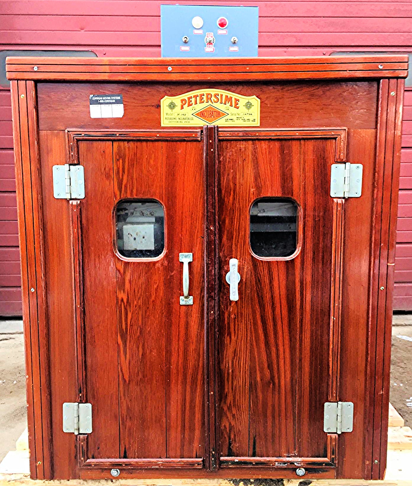 RARE PETERSIME H145 ROSEWOOD MOTORIZED EGG INCUBATOR HATCHER WATCHVIDEO FREESHIP