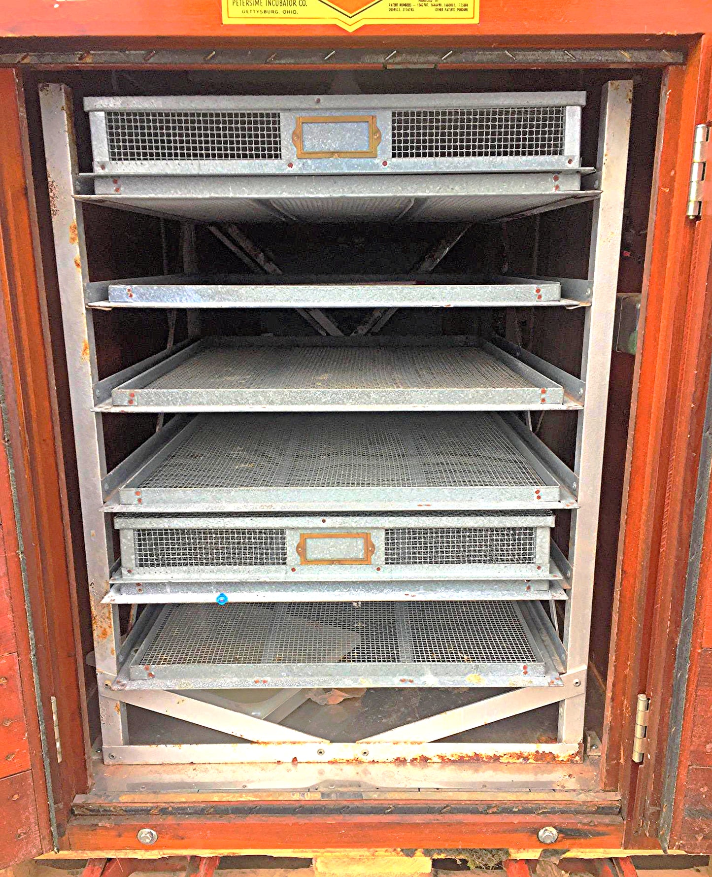 RARE PETERSIME H145 ROSEWOOD MOTORIZED EGG INCUBATOR HATCHER WATCHVIDEO FREESHIP