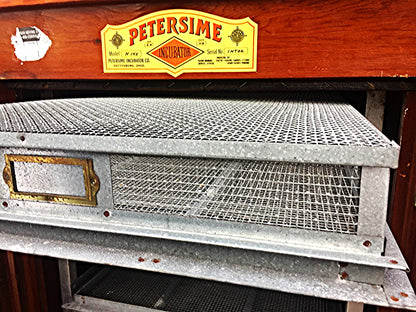 RARE PETERSIME H145 ROSEWOOD MOTORIZED EGG INCUBATOR HATCHER WATCHVIDEO FREESHIP