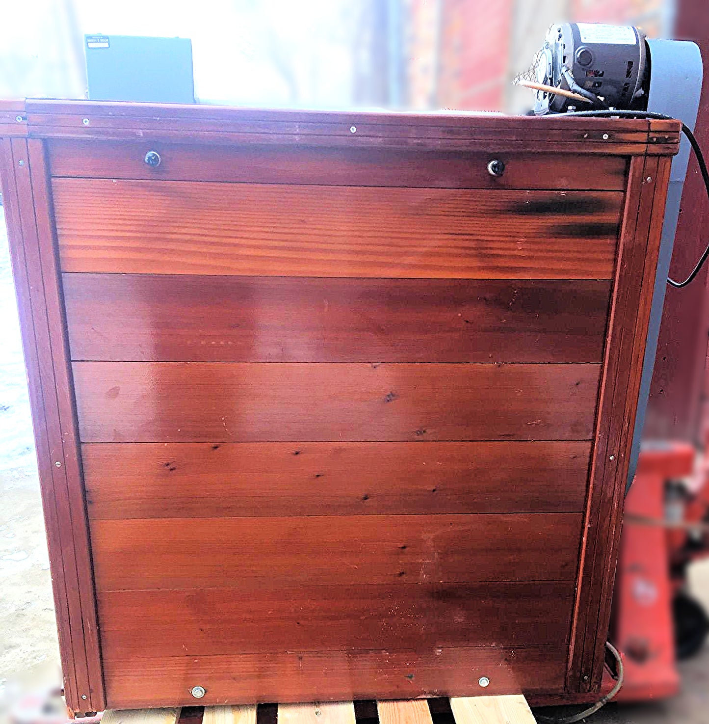 RARE PETERSIME H145 ROSEWOOD MOTORIZED EGG INCUBATOR HATCHER WATCHVIDEO FREESHIP