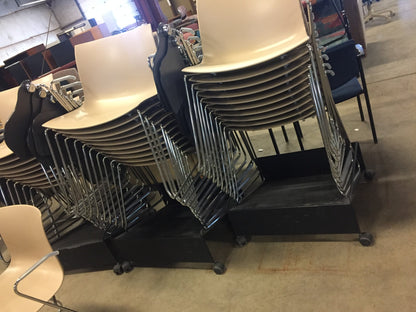 Lot 10 ARPER CATIFA 46 SLED BASE ARM CHAIR BASE WHEELS LIEVORE MOLINA FREE SHIP