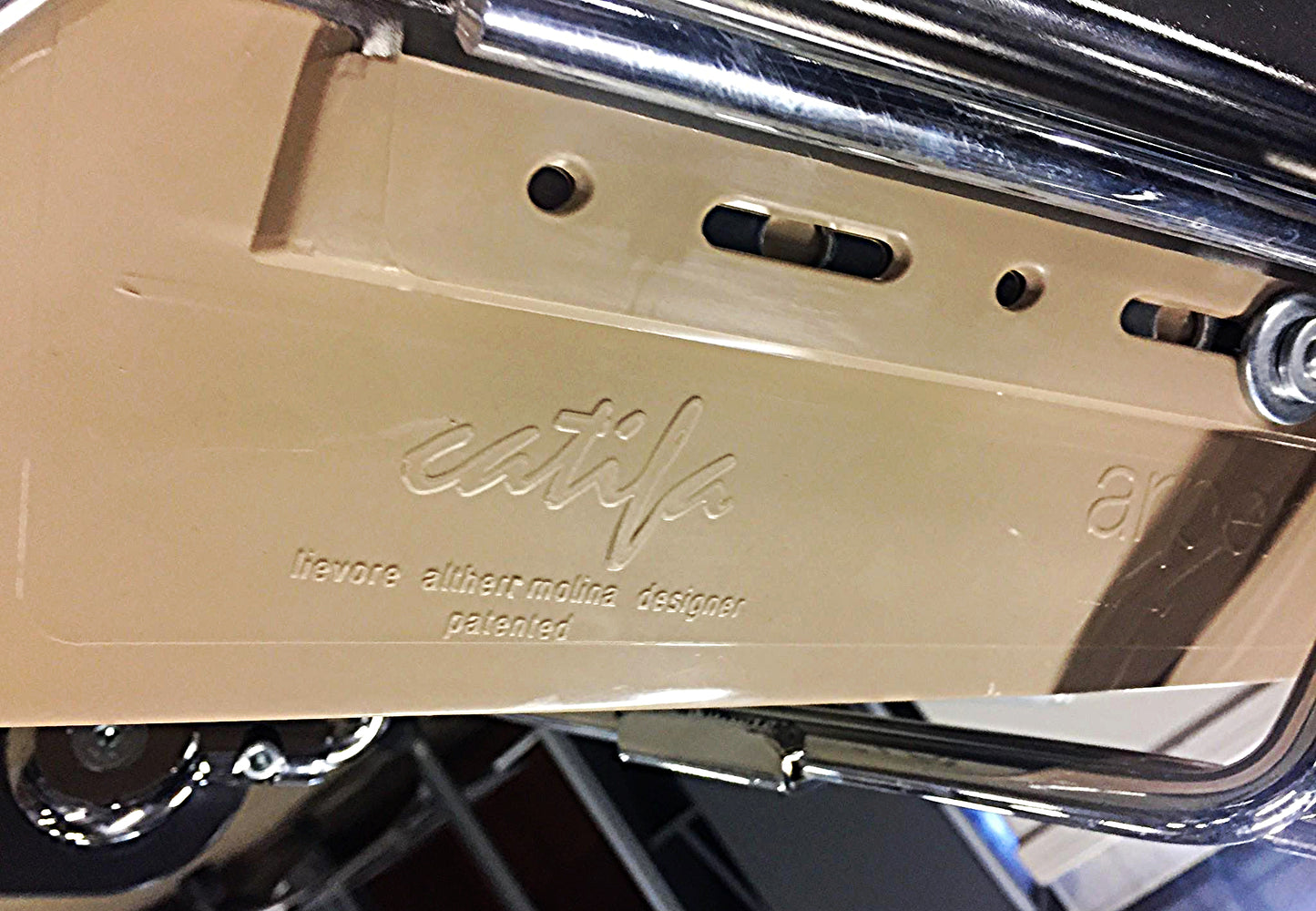 Lot 10 ARPER CATIFA 46 SLED BASE ARM CHAIR BASE WHEELS LIEVORE MOLINA FREE SHIP