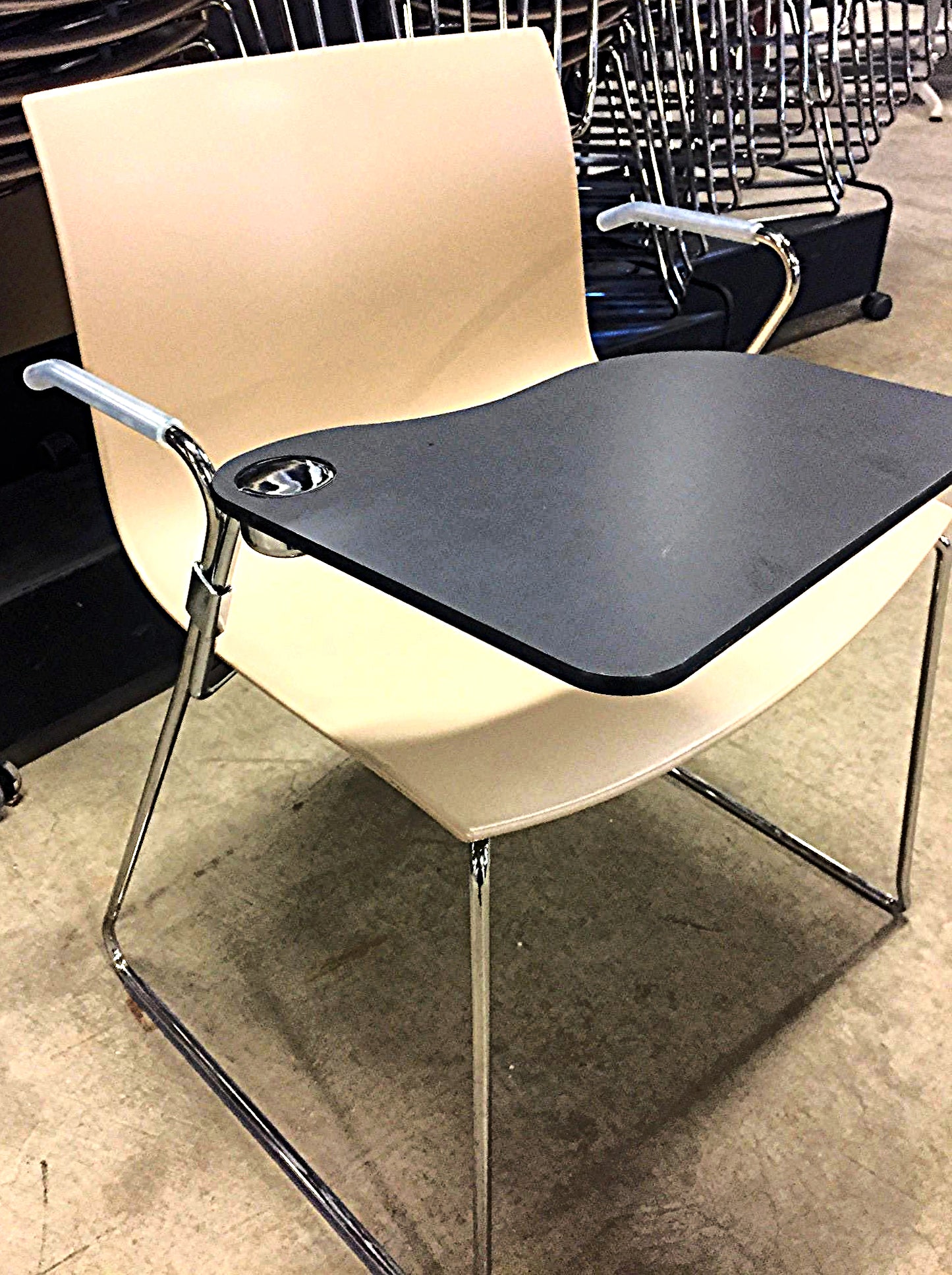 Lot 10 ARPER CATIFA 46 SLED BASE ARM CHAIR BASE WHEELS LIEVORE MOLINA FREE SHIP