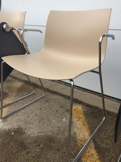 Lot 10 ARPER CATIFA 46 SLED BASE ARM CHAIR BASE WHEELS LIEVORE MOLINA FREE SHIP