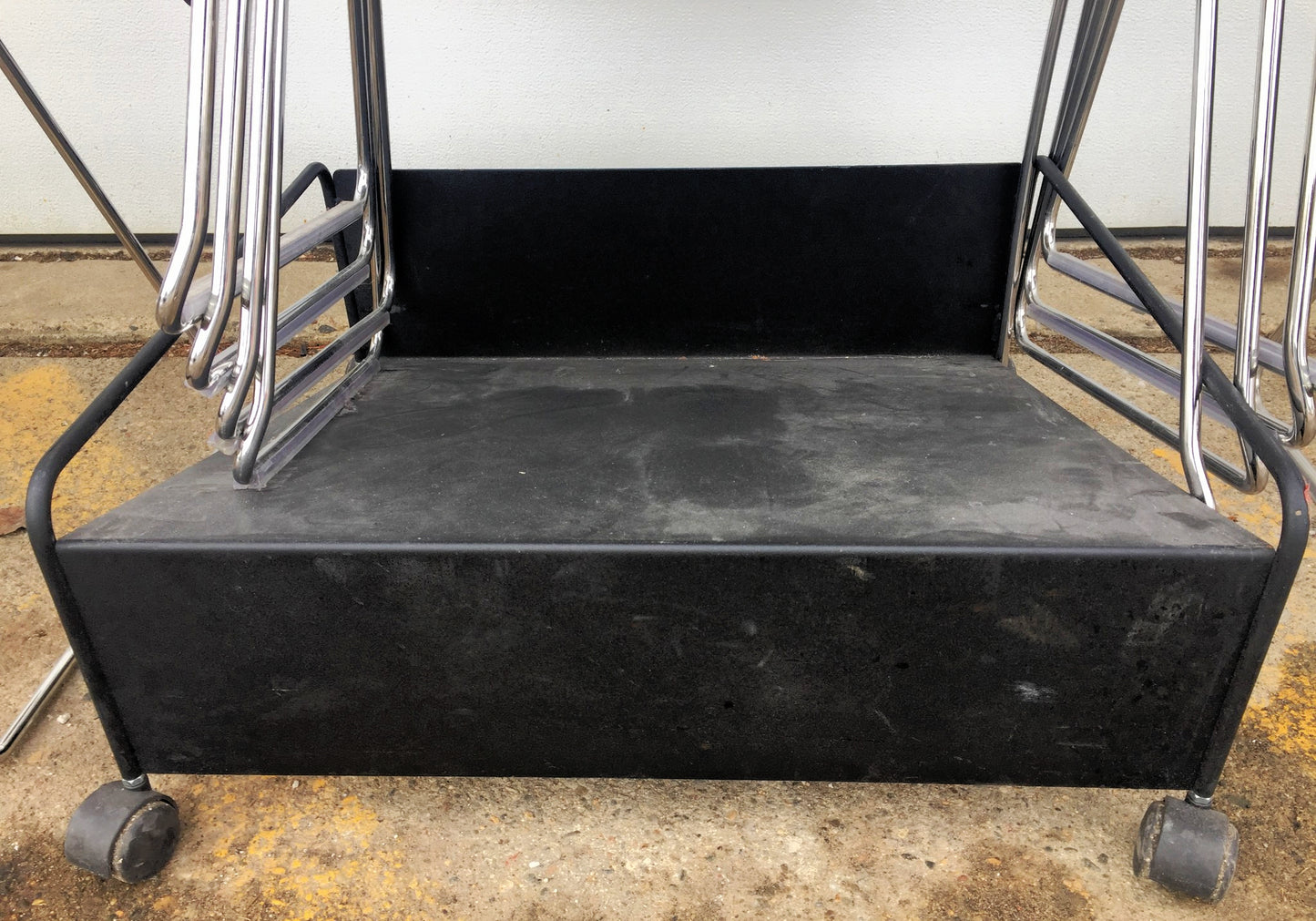 Lot 10 ARPER CATIFA 46 SLED BASE ARM CHAIR BASE WHEELS LIEVORE MOLINA FREE SHIP