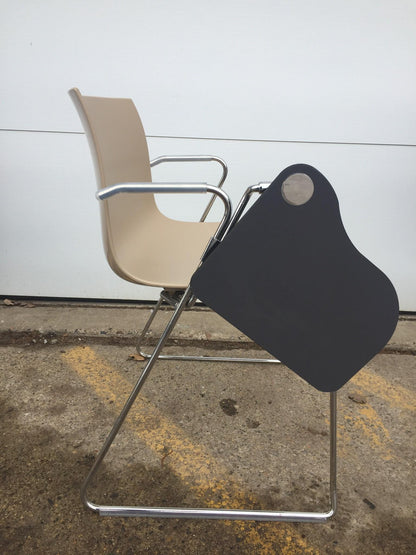 Lot 10 ARPER CATIFA 46 SLED BASE ARM CHAIR BASE WHEELS LIEVORE MOLINA FREE SHIP