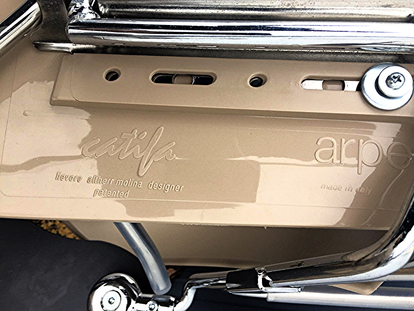 Lot 10 ARPER CATIFA 46 SLED BASE ARM CHAIR BASE WHEELS LIEVORE MOLINA FREE SHIP