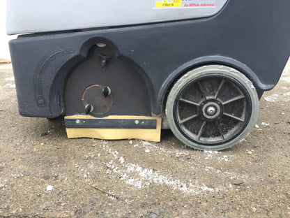 NILFISK ADVANCE TERRA 128B WALK BEHIND 28" SWEEPER CHARGER WATCH VIDEO FREE SHIP