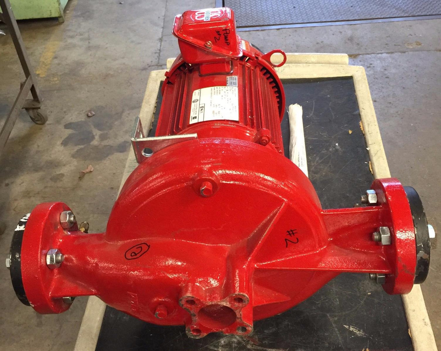 BELL & GOSSETT SERIES 80 IN-LINE MOUNTED CENTRIFUGAL PUMP 3PH R L DEPPMANN 80-1