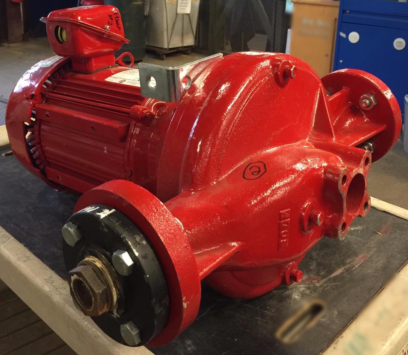 BELL & GOSSETT SERIES 80 IN-LINE MOUNTED CENTRIFUGAL PUMP 3PH R L DEPPMANN 80-1