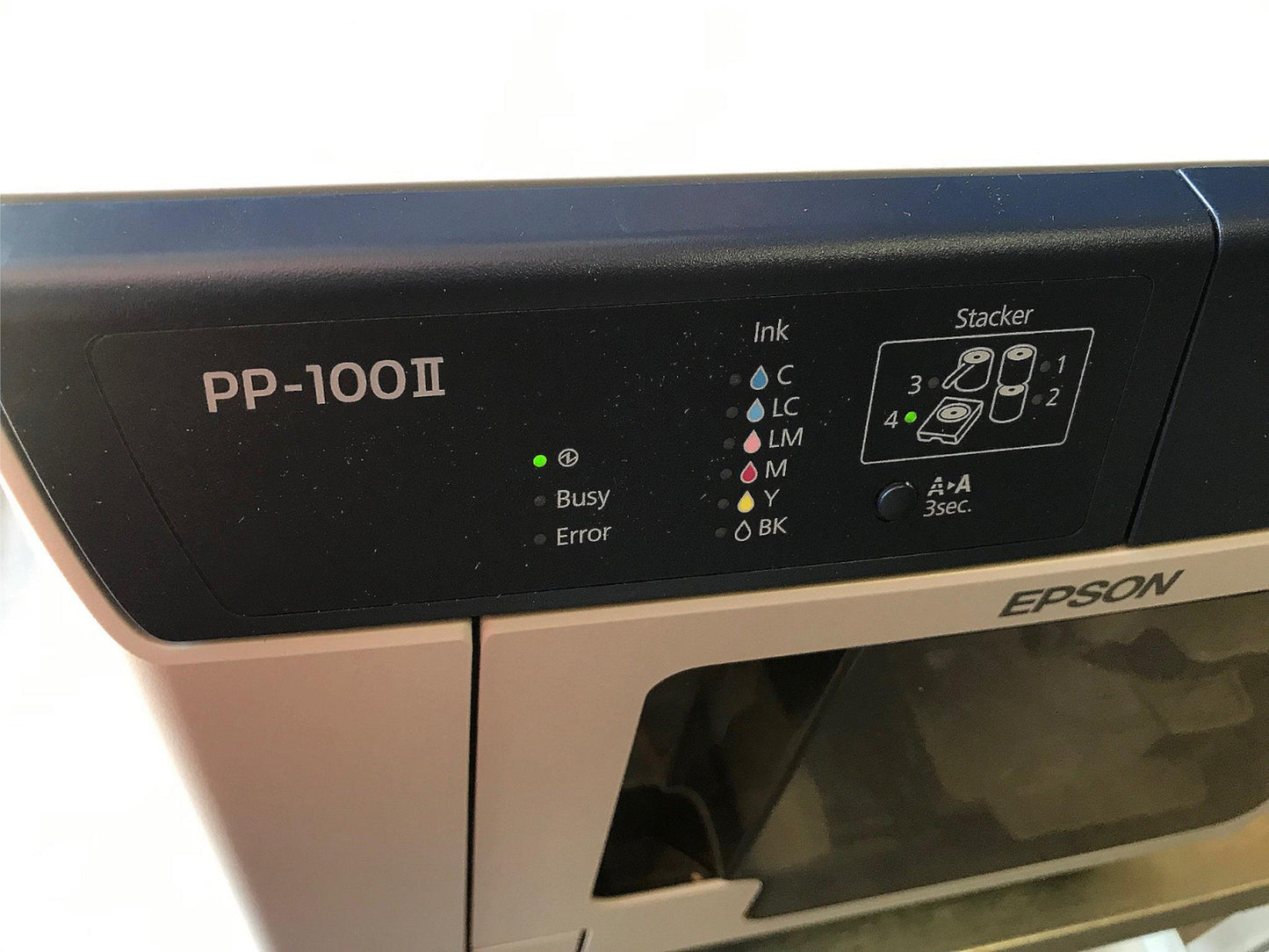 EPSON PP-100II DISC PRODUCER PRINTER 100% TESTEDGUARANTEED WATCH VIDEO FREE SHIP