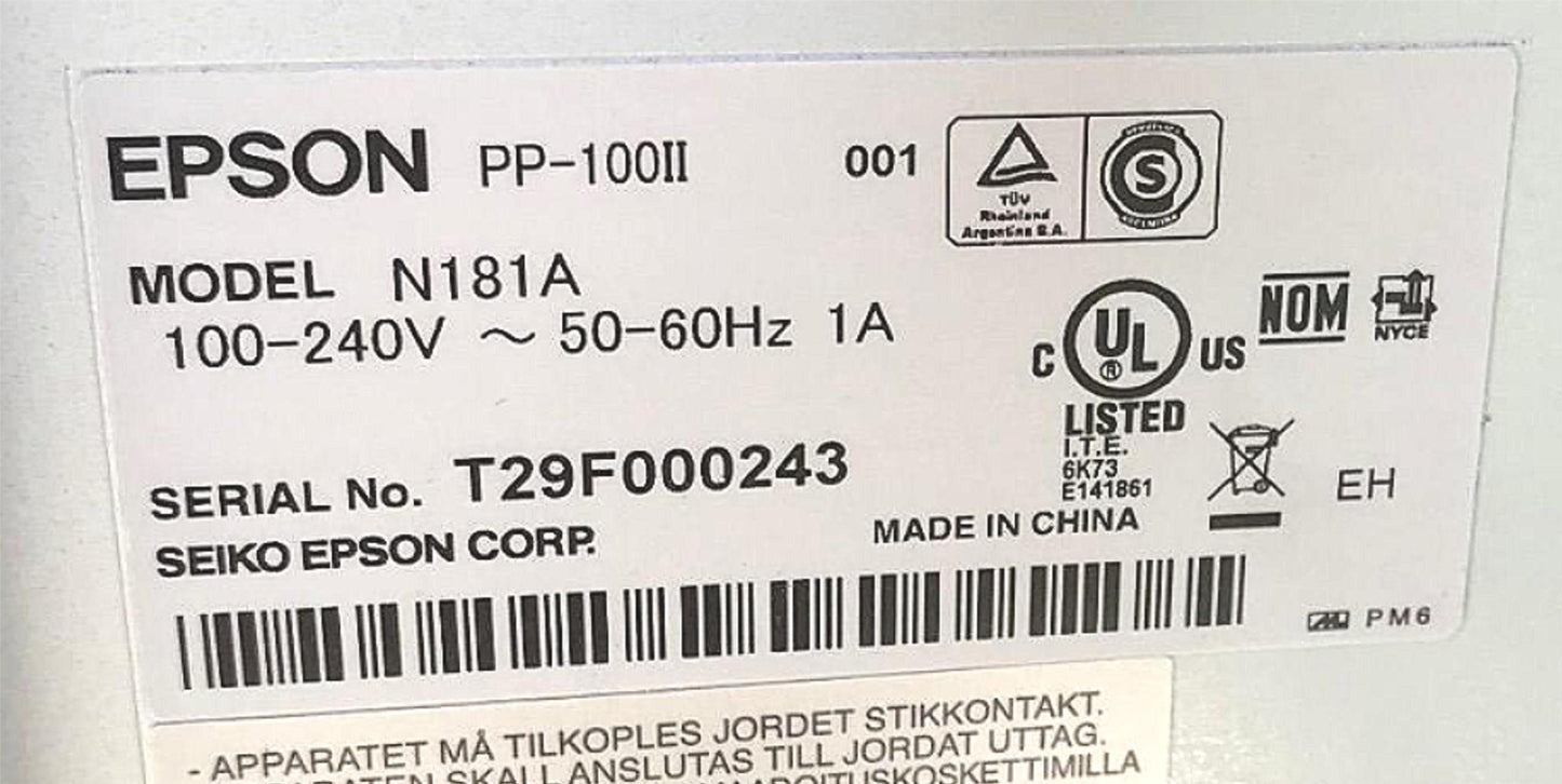 EPSON PP-100II DISC PRODUCER PRINTER 100% TESTEDGUARANTEED WATCH VIDEO FREE SHIP