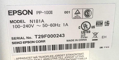 EPSON PP-100II DISC PRODUCER PRINTER 100% TESTEDGUARANTEED WATCH VIDEO FREE SHIP