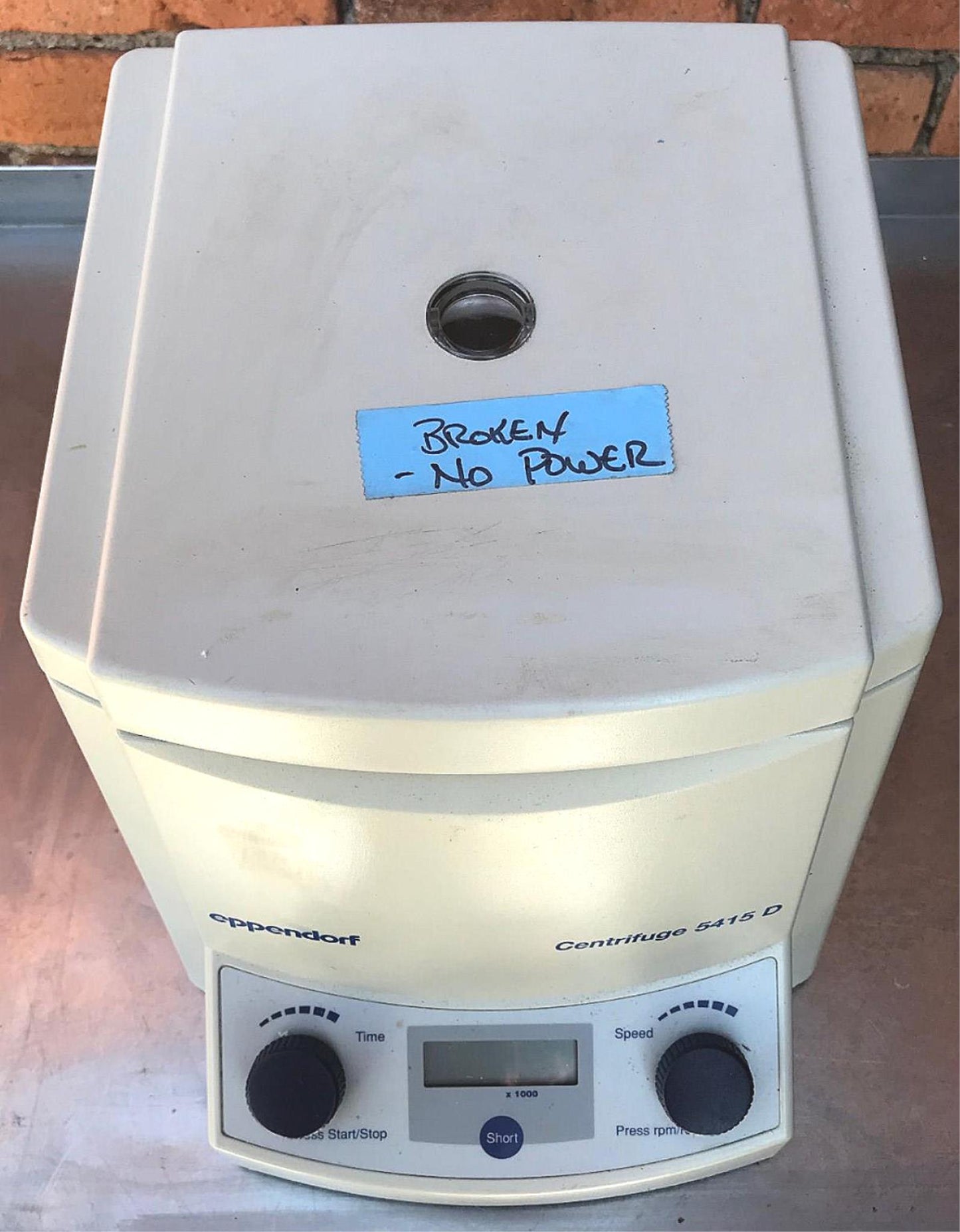 EPPENDORF 5415D with F45-24-1 ROTOR WITH LID FOR PARTS FREE SHIPPING