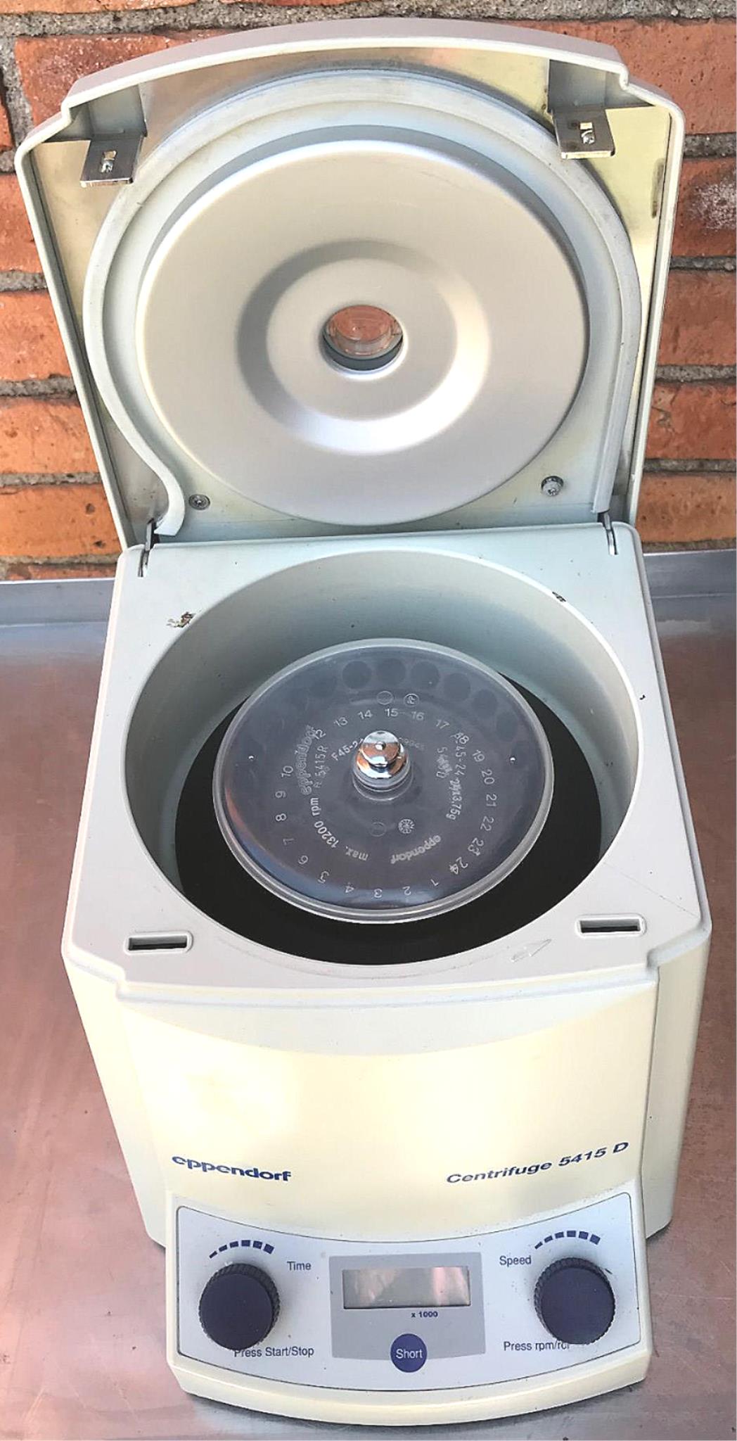 EPPENDORF 5415D with F45-24-1 ROTOR WITH LID FOR PARTS FREE SHIPPING