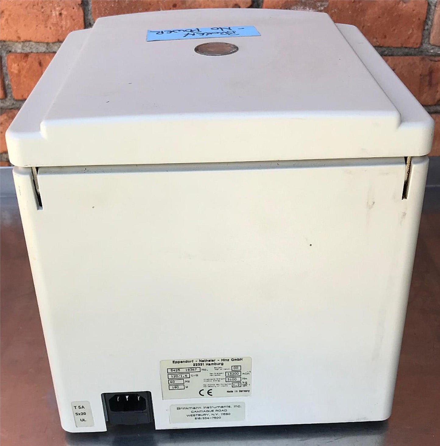 EPPENDORF 5415D with F45-24-1 ROTOR WITH LID FOR PARTS FREE SHIPPING