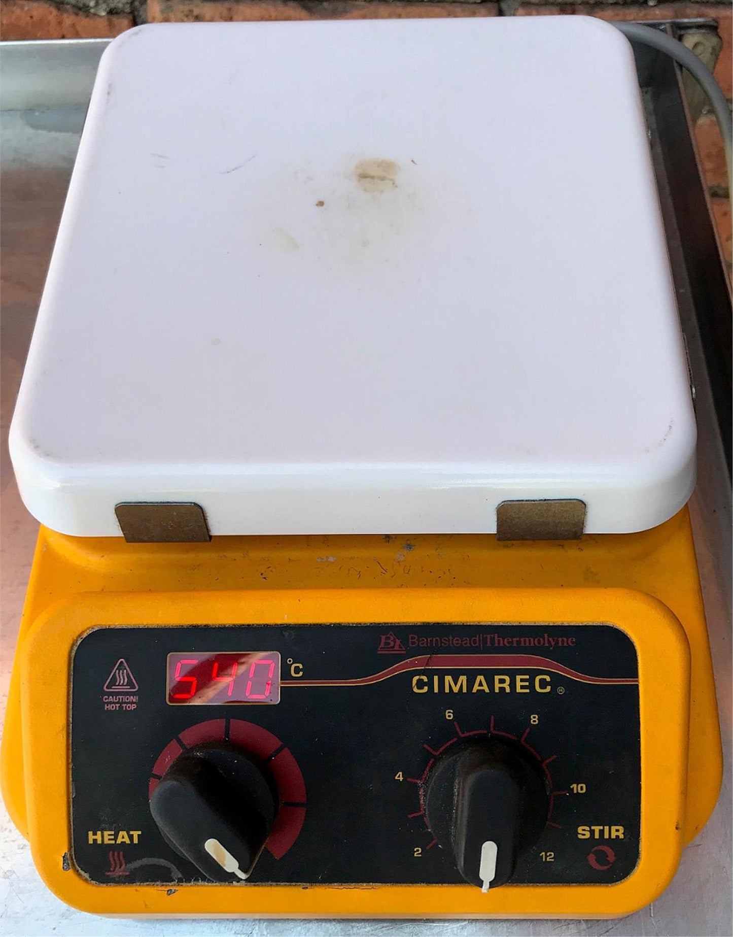 CIMAREC SP131325 DIGITAL HOTPLATE & MAGNETIC STIRRER 7.25” x 7.25” WATCH VIDEO