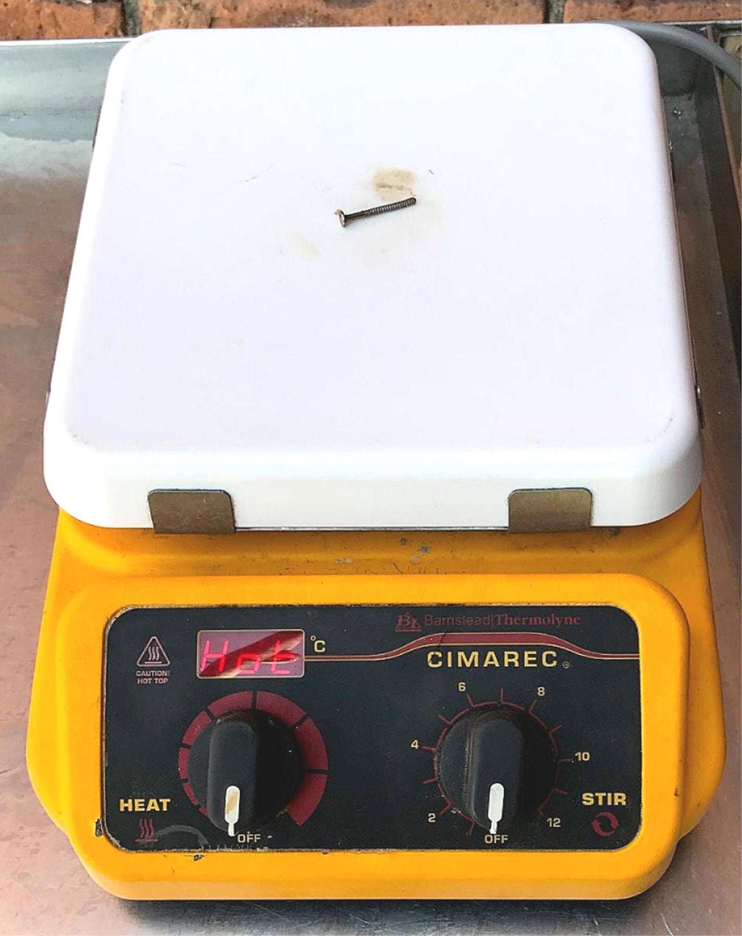 CIMAREC SP131325 DIGITAL HOTPLATE & MAGNETIC STIRRER 7.25” x 7.25” WATCH VIDEO
