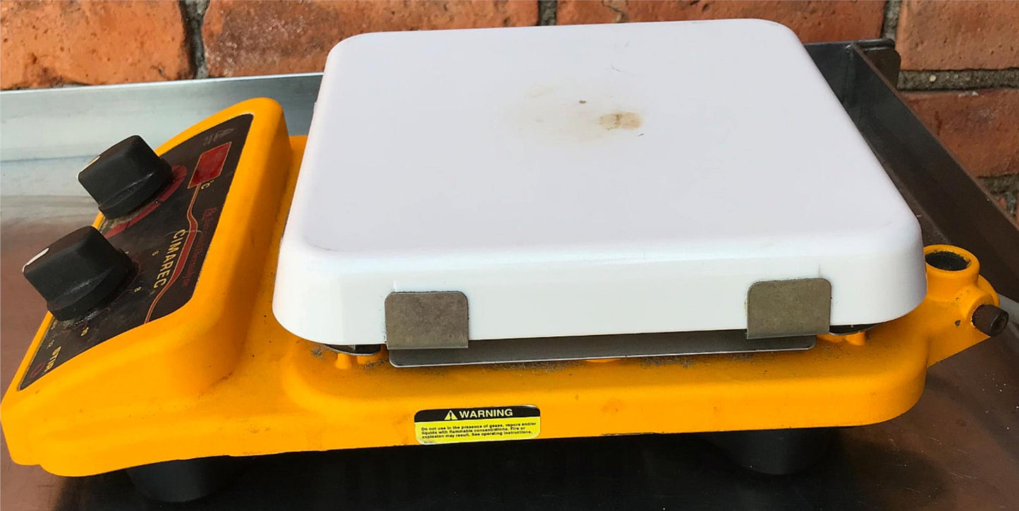 CIMAREC SP131325 DIGITAL HOTPLATE & MAGNETIC STIRRER 7.25” x 7.25” WATCH VIDEO