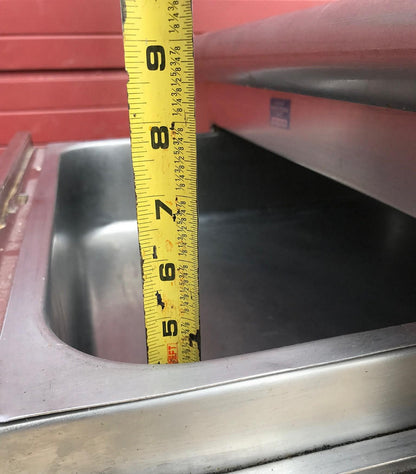 MADEINUSA VINTAGE 1959 HEAVY GAUGE STAINLESS 60x36x32 ISLAND +3DRAWERS FREE SHIP