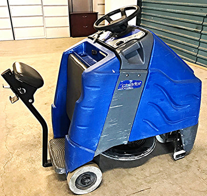 TENNANT WINDSOR CHARIOT iGloss 20" BURNISHER RIDE ON AUTO SCRUBBER WATCH VIDEO