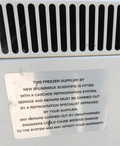 NEW BRUNSWICK EPPENDORF C340-86 LOW TEMPERATURE LARGE CAPACITY FREEZER FREE SHIP