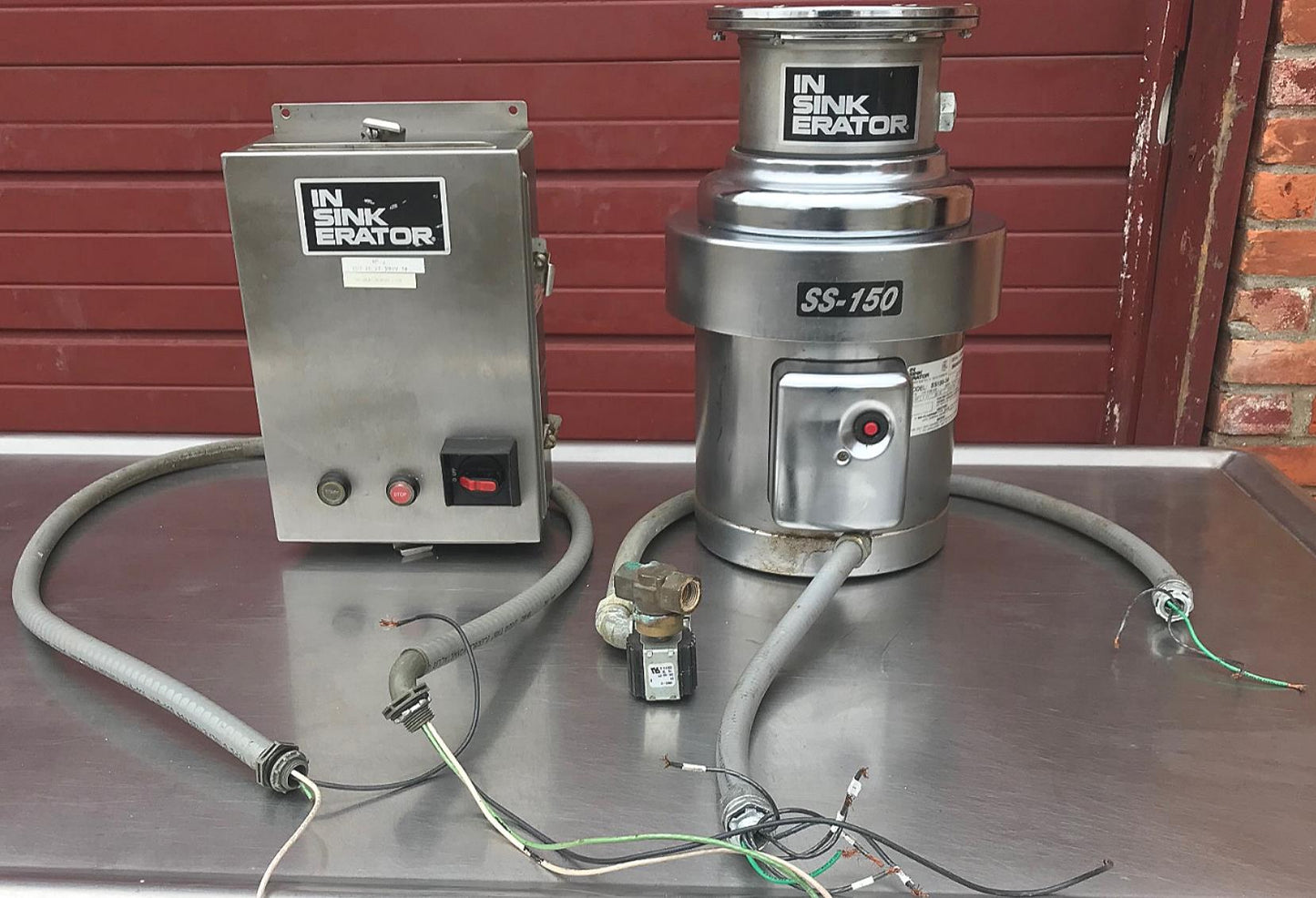 INSINKERATOR SS-150 1.5HP Comme Garbage Disposal CC101K-2 CONTROL PANEL FREESHIP