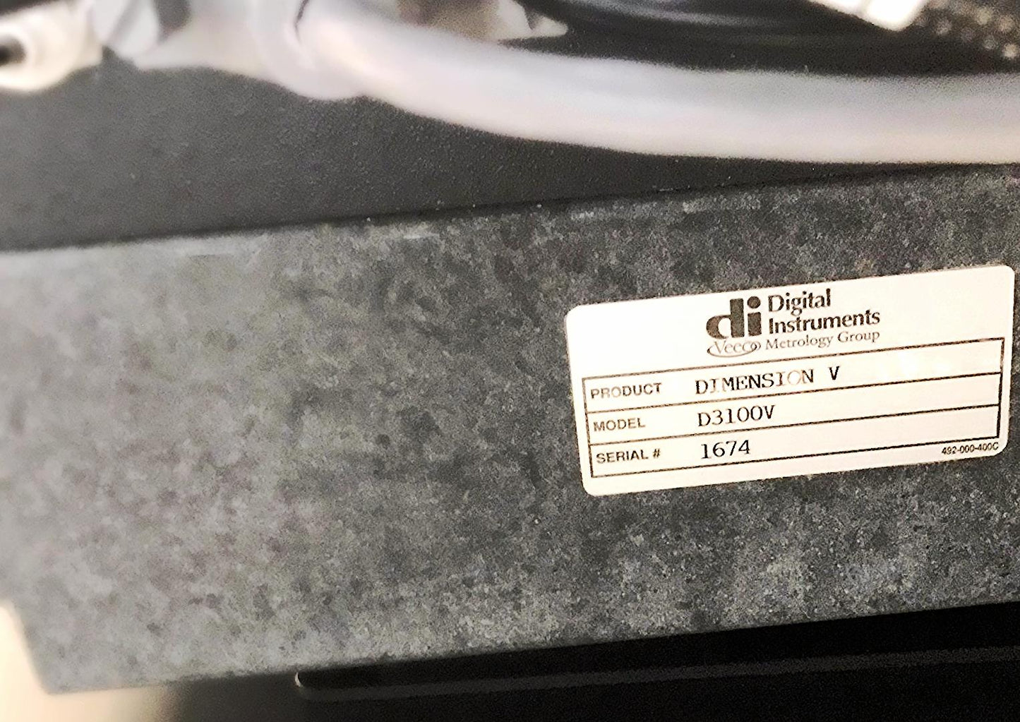 VEECO DIGITAL INSTRUMENT DIMENSION V D3100V MICROSCOPE NANOMECHANIICAL TMC TABLE