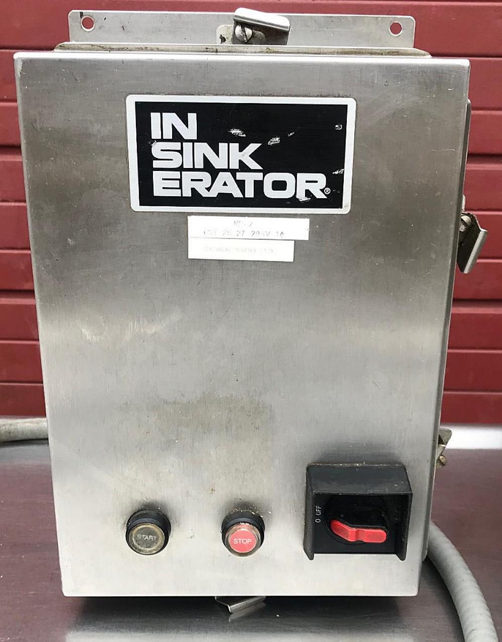 INSINKERATOR SS-150 1.5HP Comme Garbage Disposal CC101K-2 CONTROL PANEL FREESHIP