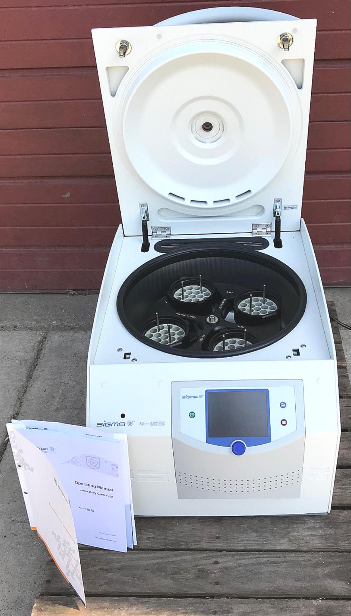 SIGMA® 4-16S 13.500 RPM DIGITAL GERMANY CENTRIFUGE & ROTOR WATCH VIDEO FREE SHIP