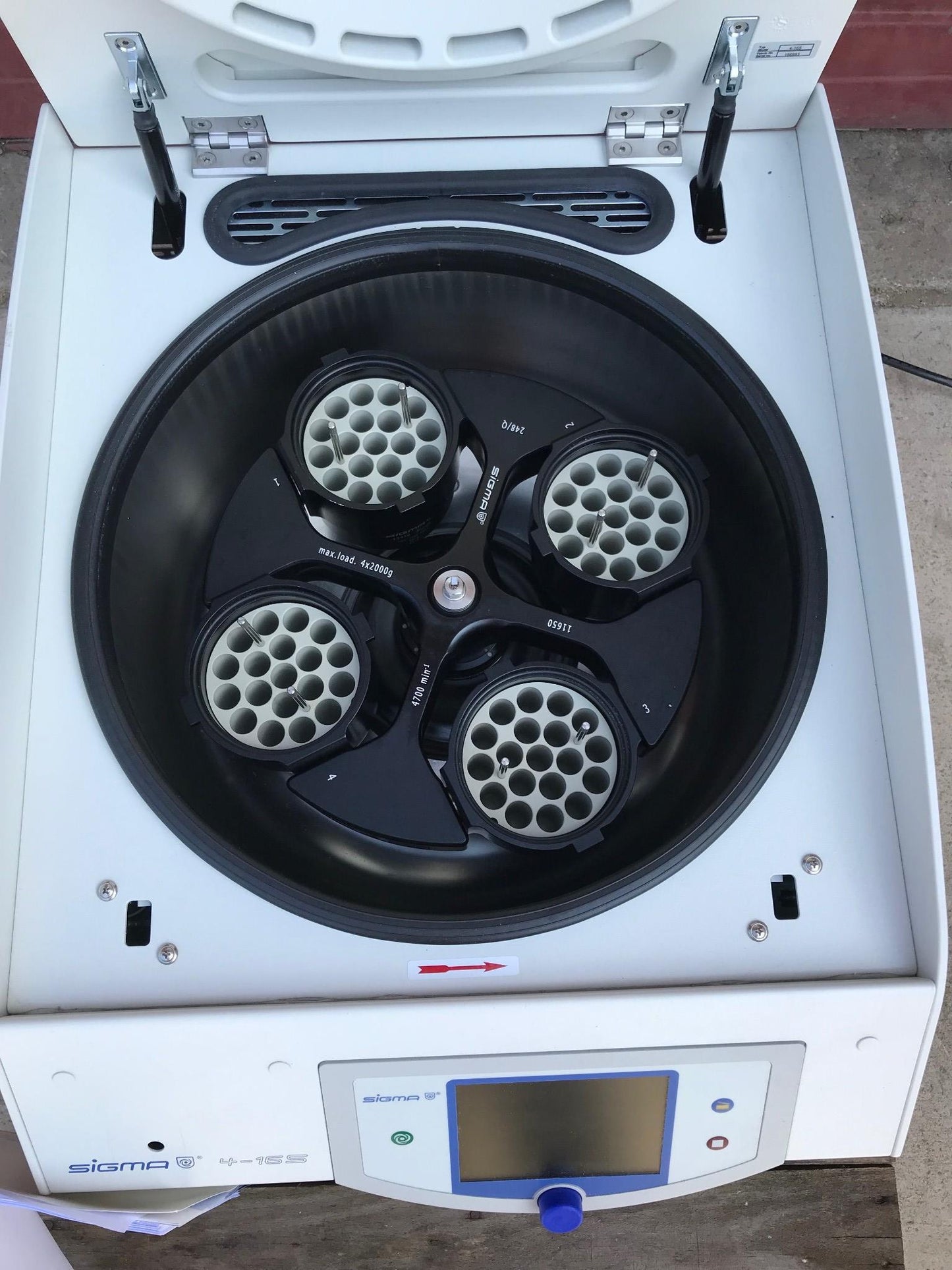 SIGMA® 4-16S 13.500 RPM DIGITAL GERMANY CENTRIFUGE & ROTOR WATCH VIDEO FREE SHIP