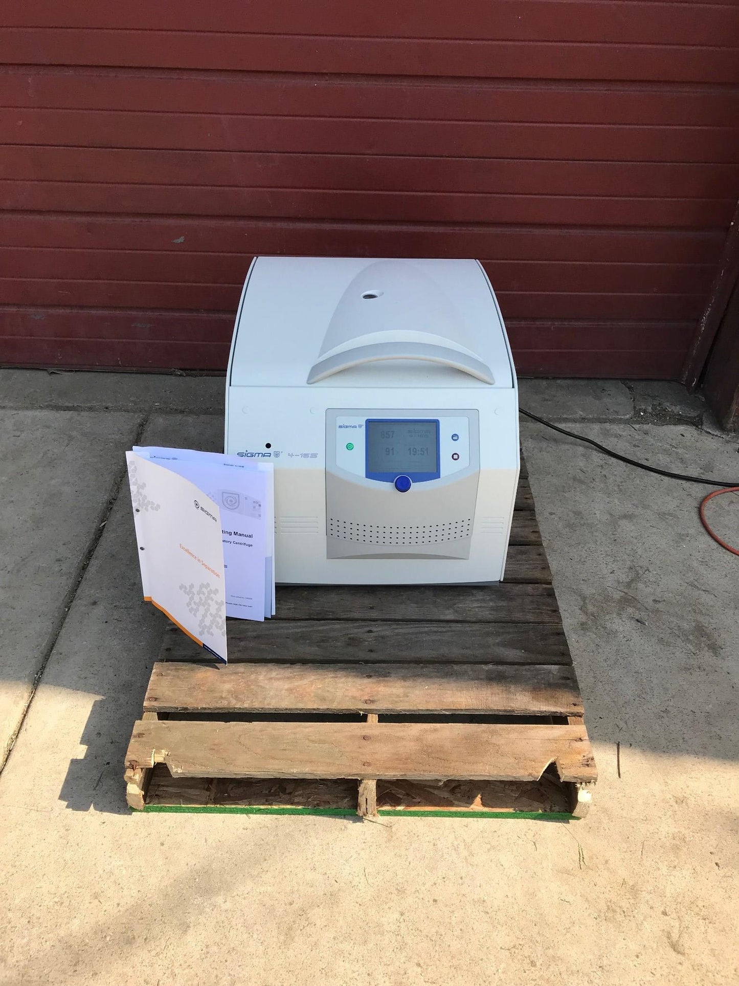 SIGMA® 4-16S 13.500 RPM DIGITAL GERMANY CENTRIFUGE & ROTOR WATCH VIDEO FREE SHIP