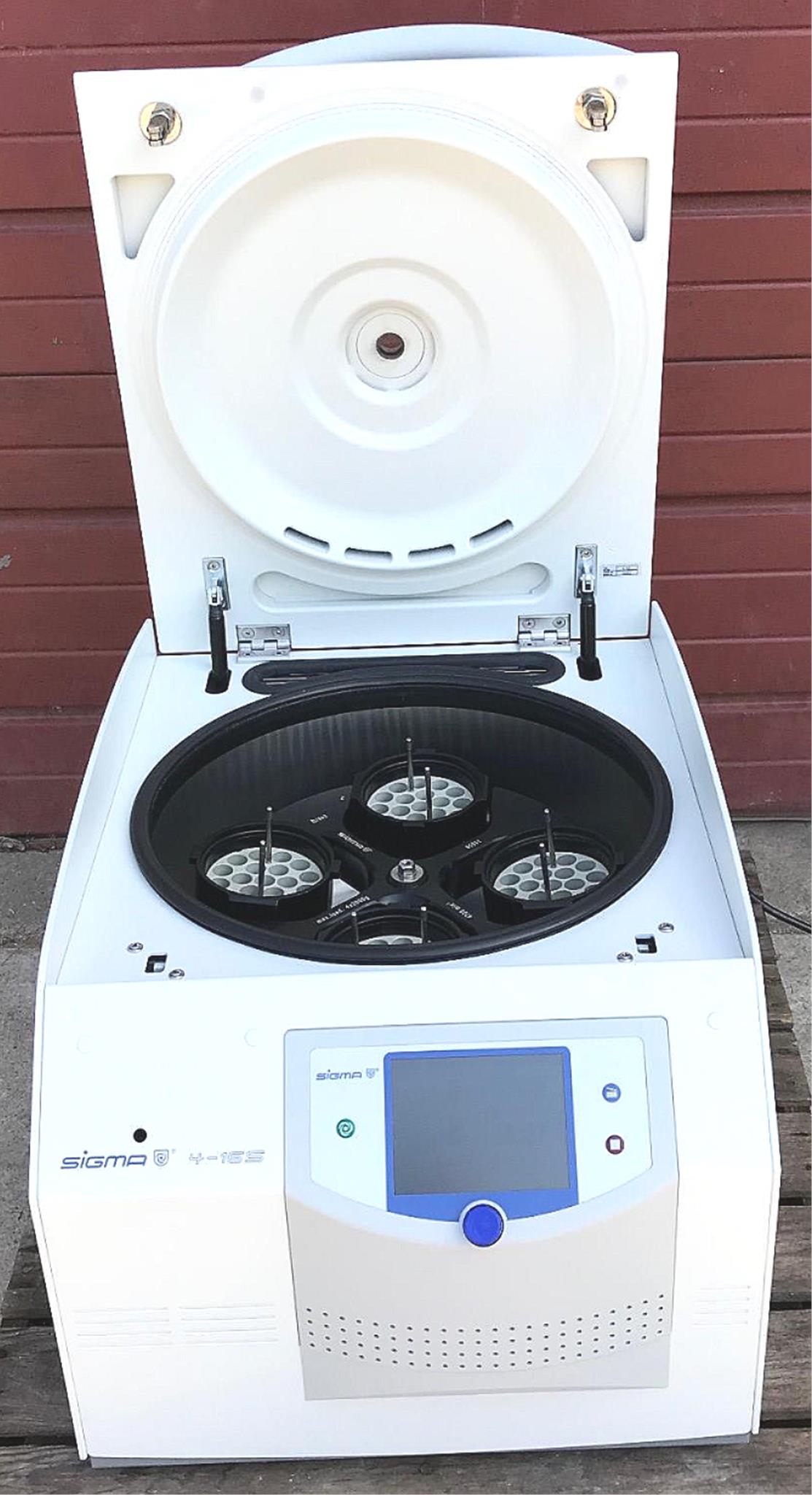 SIGMA® 4-16S 13.500 RPM DIGITAL GERMANY CENTRIFUGE & ROTOR WATCH VIDEO FREE SHIP