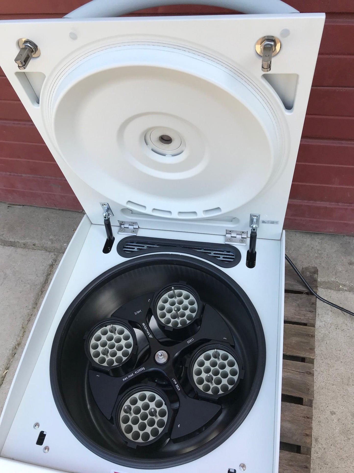 SIGMA® 4-16S 13.500 RPM DIGITAL GERMANY CENTRIFUGE & ROTOR WATCH VIDEO FREE SHIP