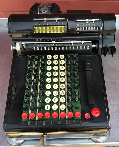 RAREVINTAGE 1920s MARCHANT CALCULATING MACHINE 100%WORKING FREE SHIP WATCH VIDEO