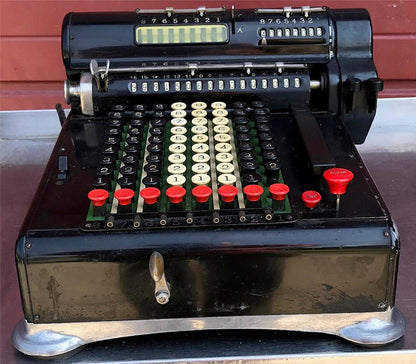 RAREVINTAGE 1920s MARCHANT CALCULATING MACHINE 100%WORKING FREE SHIP WATCH VIDEO