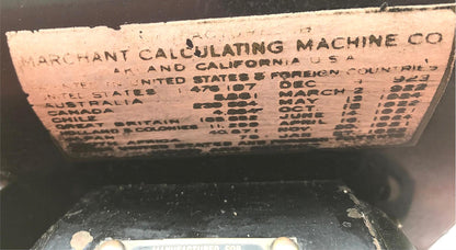 RAREVINTAGE 1920s MARCHANT CALCULATING MACHINE 100%WORKING FREE SHIP WATCH VIDEO