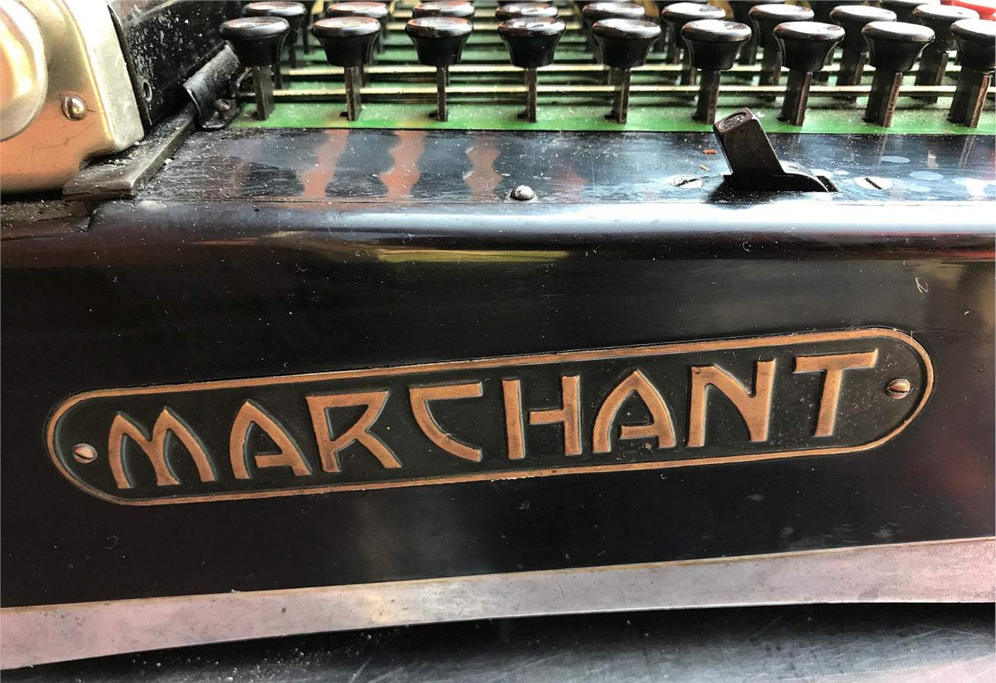 RAREVINTAGE 1920s MARCHANT CALCULATING MACHINE 100%WORKING FREE SHIP WATCH VIDEO