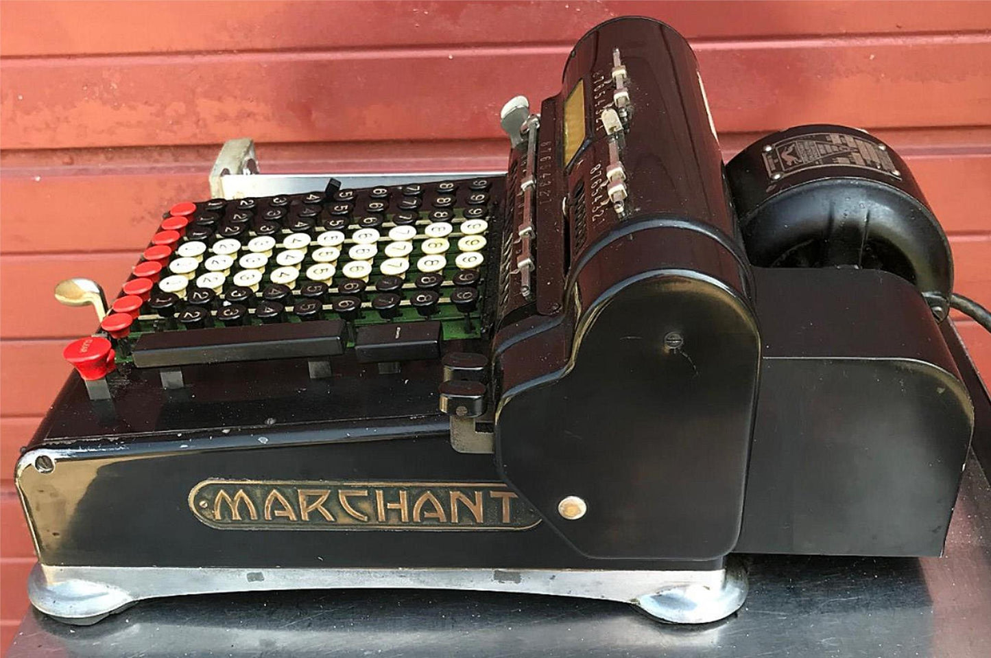 RAREVINTAGE 1920s MARCHANT CALCULATING MACHINE 100%WORKING FREE SHIP WATCH VIDEO
