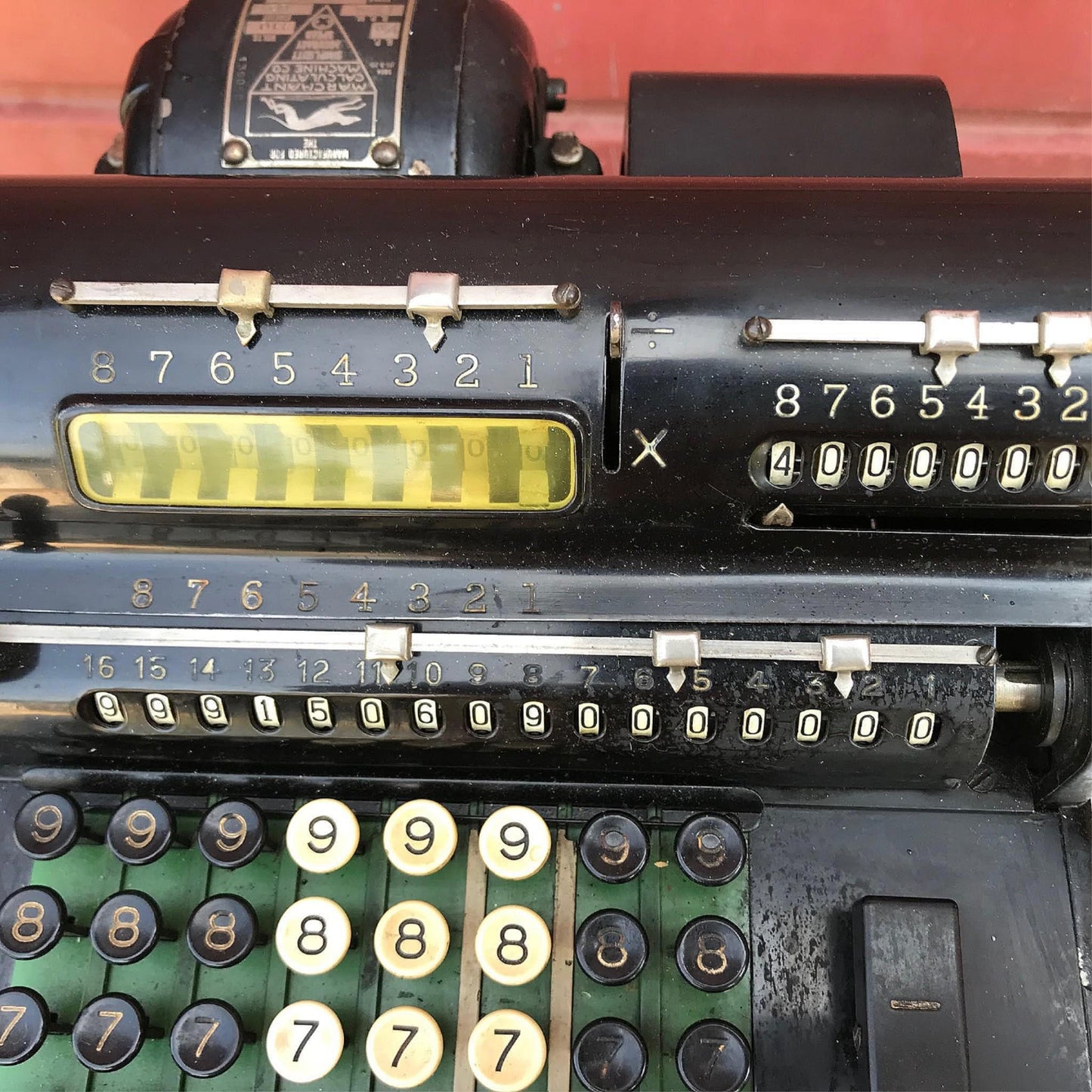 RAREVINTAGE 1920s MARCHANT CALCULATING MACHINE 100%WORKING FREE SHIP WATCH VIDEO