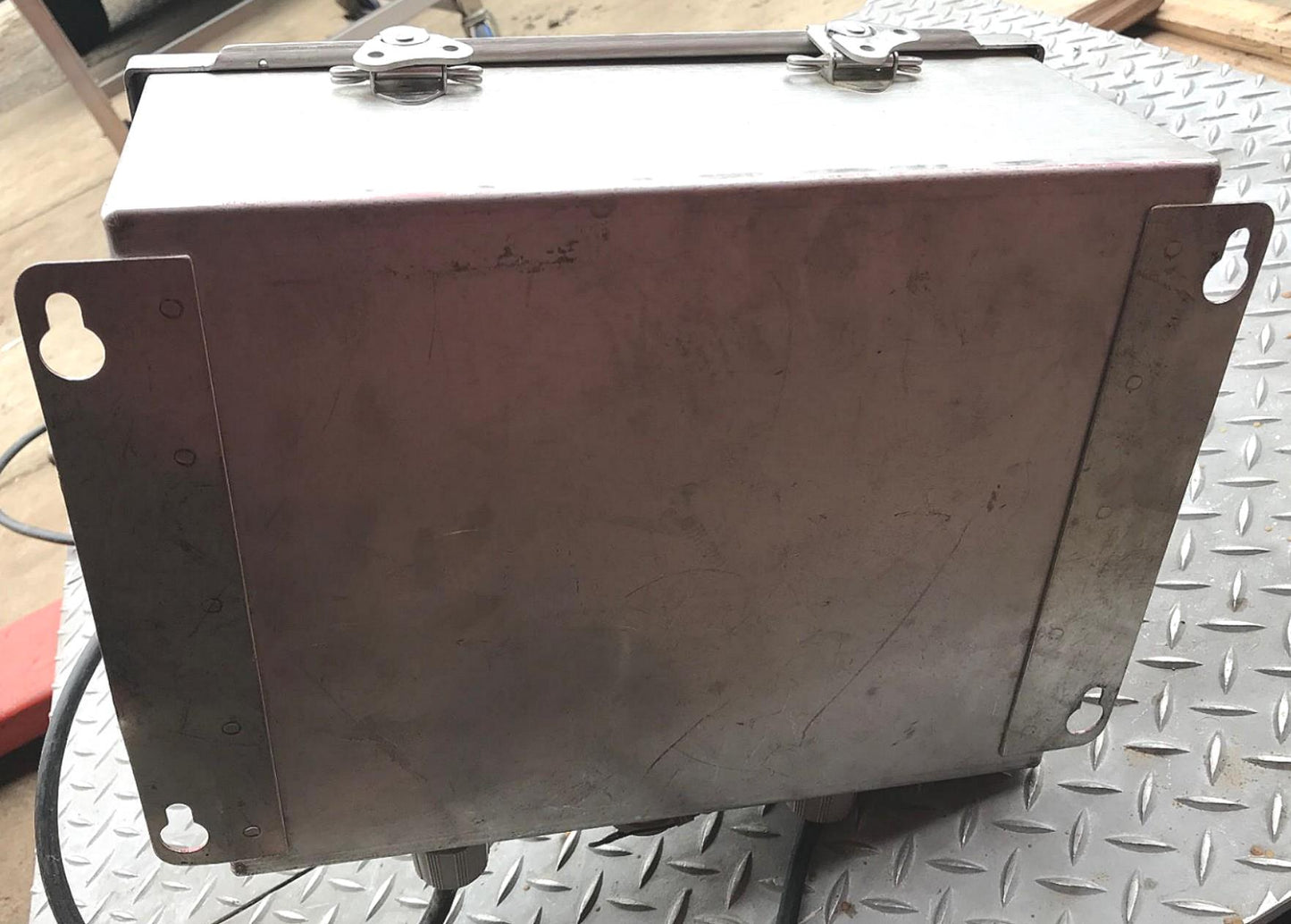 TOLEDO 800Lbs HEAVY DUTY 36"x36" FLOOR SCALE & CONTROL PANEL WATCHVIDEO FREESHIP