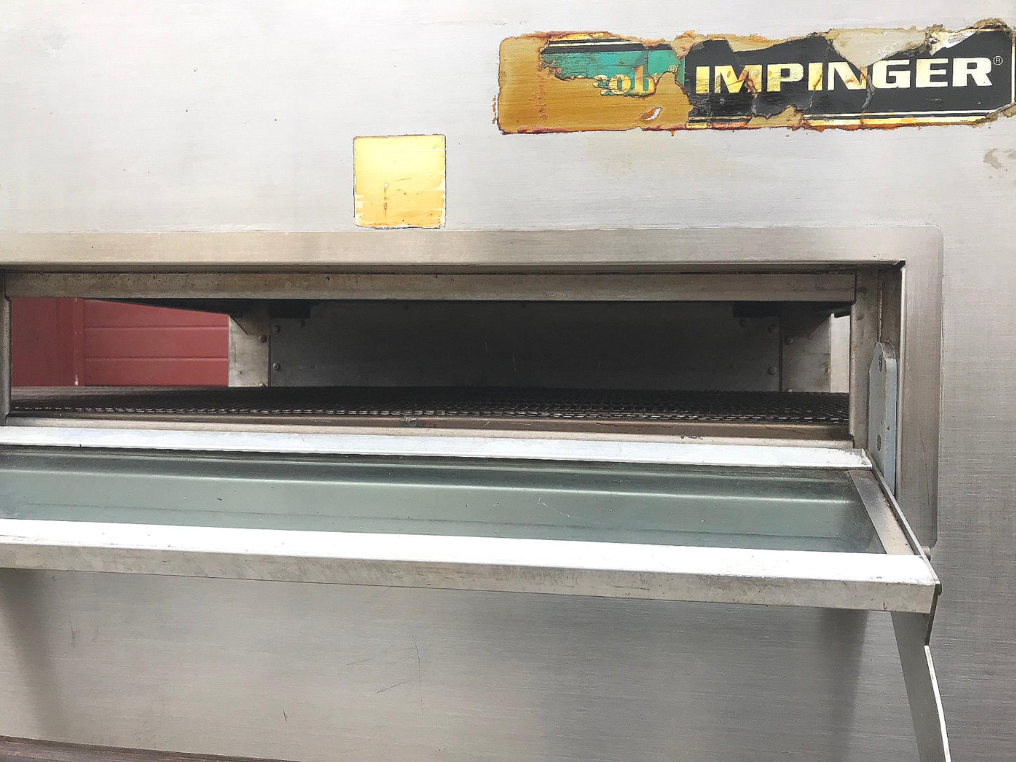 LINCOLN IMPINGER Model 1116 NATURAL GAS 120 VOLT CONVEYOR PIZZA OVEN WATCH VIDEO